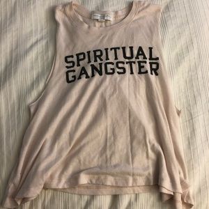 Spiritual Gangster crop top tank
